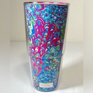 Lilly Pulitzer Lilly’s Lagoon Hot/Cold 24 oz. Tumbler, double wall insulated